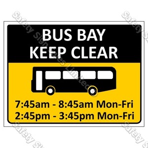 CYO|CS10c Buses Only Sign