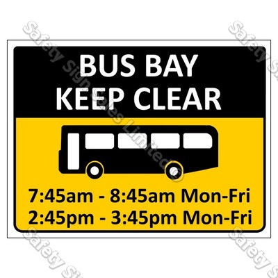 CYO|CS10c Buses Only Sign