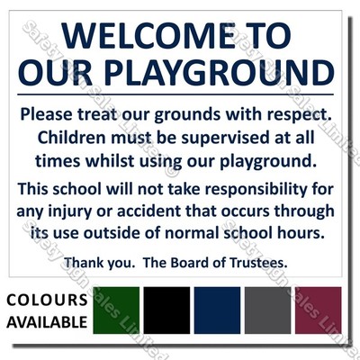 CYO|A02 - School Playground Sign
