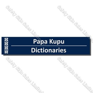 CYO|BIL Dictionaries - Bilingual Library Sign