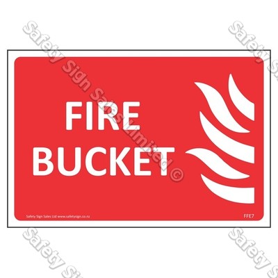 CYO|FFE07 - Fire Bucket Label