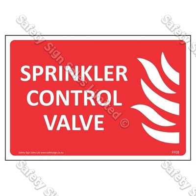 CYO|FFE08 - Sprinkler Control Valve Label