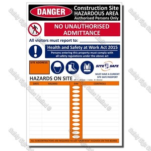 CYO|S02 - Construction Site Safe Sign