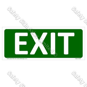 SC38 - Exit Sign