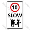 CYO|CS12 "Slow" 10km Sign