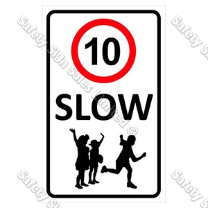 CYO|CS12 "Slow" 10km Sign
