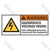 CYO|EL2 - Hazardous Voltage Label