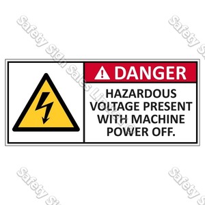 CYO|EL4 - Hazardous Voltage Label