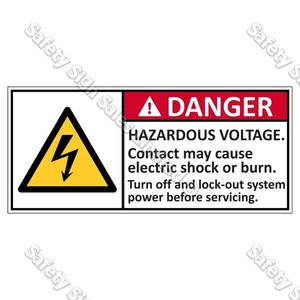 CYO|EL5 - Hazardous Voltage Label