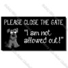 CYO|DS01 Dog Gate Sign