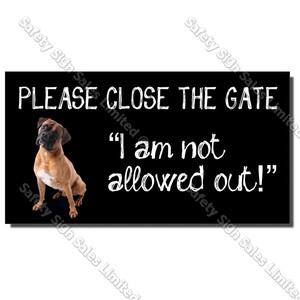 CYO|DS05 - Dog Gate Sign