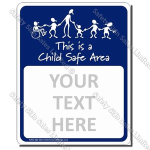 CYO|KSBlank - Custom Made Child Safe Sign