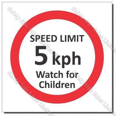 CYO|PX60 - Speed Sign "Watch for Children"