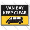 CS10f Van Bay Sign 300 x 480mm