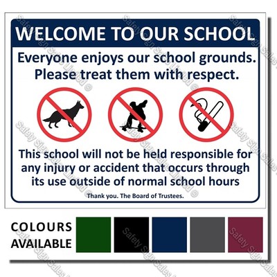 CYO|A09 – Welcome to our School Sign
