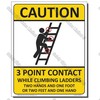 CYO|CA103 - 3 Point Contact Sign Ladder