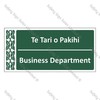 Business Department | Te Tari o Pakihi - ME004