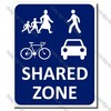 CYO|PS61 – Shared Zone Sign