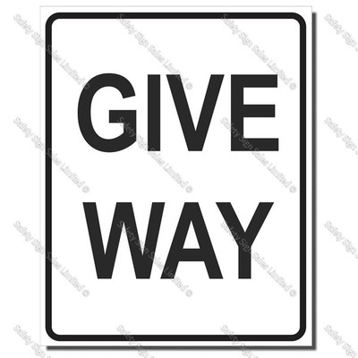 CYO|PS63 – Give Way Sign