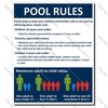 CYO-SP06 Pool Rules Sign