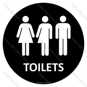 CYO|A21A - Restroom / Toilet Sign