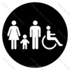 CYO-A23 Family Toilet Sign