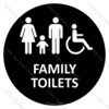 CYO-A23A Family Toilets Sign