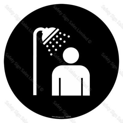 CYO|A29 - Shower Symbol Sign (Self-adhesive)