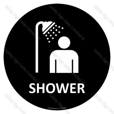 CYO|A29A - Shower Symbol Sign