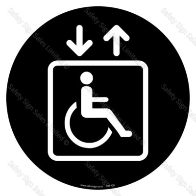 CYO|A36 - Accessible Lift Sign