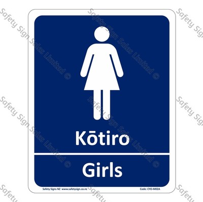 CYO|M02A - Kōtiro Girls Bilingual Signs