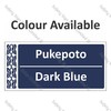Te Reo Maori Signs - Colour Pukepoto - Blue 1