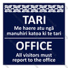 CYO|M13 - Bilingual Tari Office Sign