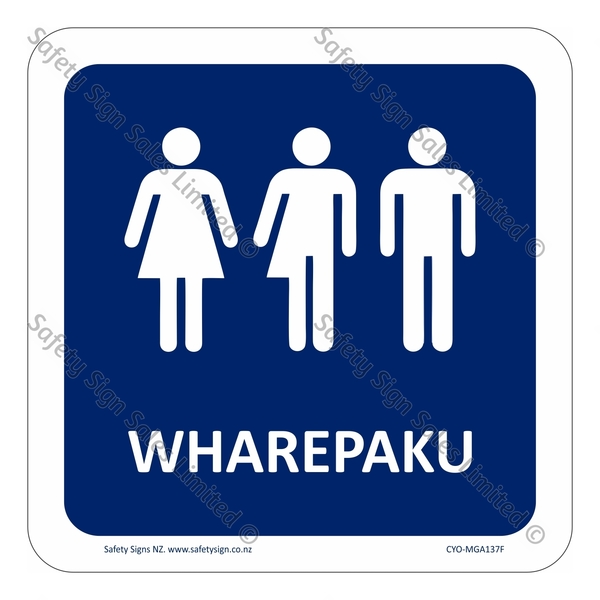 Te Reo Māori Restroom Signs
