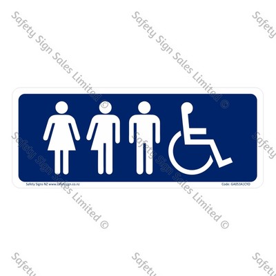 CYO|GA053A – All Gender Restroom Sign