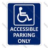 GA131A – Accessible Parking Only