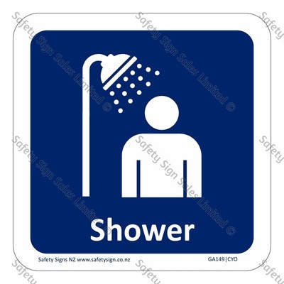 CYO|GA149 – Shower Sign