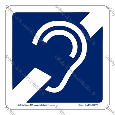 CYO|GA156A – Hearing Loop Sign