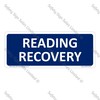 GA157|CYO - Reading Recovery Sign