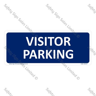 GA117 - Visitor Parking Sign
