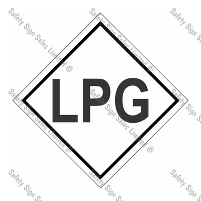 CYO|DGLPG - LPG Dangerous Good Sign