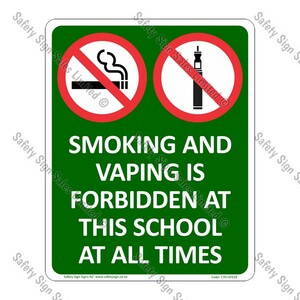CYO|SF01B - Smoking and Vaping Sign