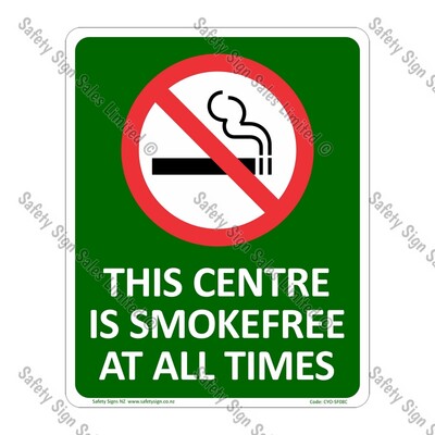 CYO|SF08C - Smokefree Centre Sign