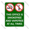 CYO|SF15 - Office Smokefree and Vapefree Sign