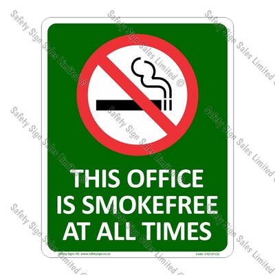 CYO|SF15C - Smokefree Office Sign