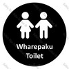CYO|A26BI - Wharepaku Youth Toilet Sign