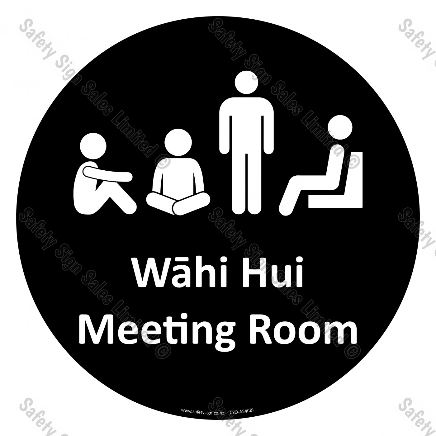 Wāhi Hui Sign Meeting Room