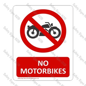 CYO|PA07 – No Motorbikes Sign