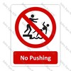CYO|PA22 – No Pushing Sign