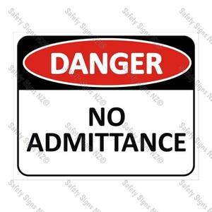 CYO|DA03 - No Admittance Sign